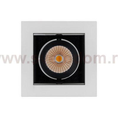 Светильник CL-KARDAN-S102x102-9W Warm (WH-BK, 38 deg) Arlight 24126