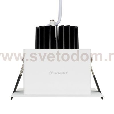 Светильник CL-KARDAN-S102x102-9W Warm (WH, 38 deg) Arlight 24137