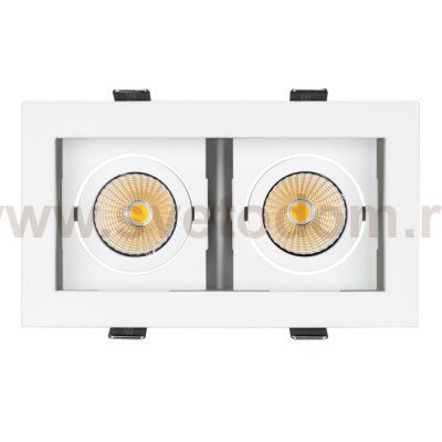 Светильник CL-KARDAN-S180x102-2x9W Day (WH, 38 deg) Arlight 24138