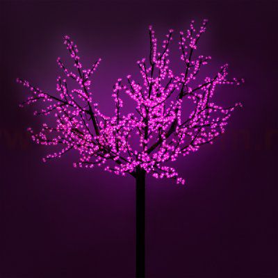 Светодиодное дерево ARD-CHERRY-PRO2-2.4M-1728LED Pink (220V, 210W) Arlight 24746