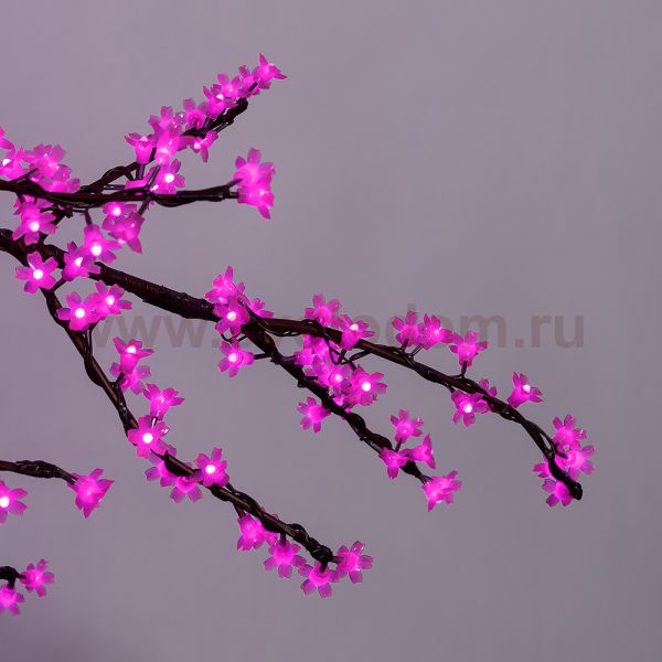 Светодиодное дерево ARD-CHERRY-PRO2-2.4M-1728LED Pink (220V, 210W) Arlight 24746