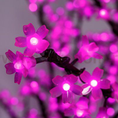 Светодиодное дерево ARD-CHERRY-PRO2-2.4M-1728LED Pink (220V, 210W) Arlight 24746