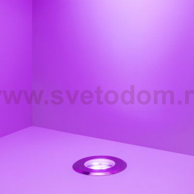 Светильник ART-GROUND-COLOR-TURN-R115-9W RGB (SL, 25 deg, 24V) (Arlight, IP67 Металл, 3 года) Arlight 24961