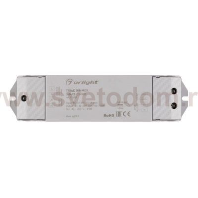 Диммер SMART-DIM105 (12-48V, 15A, TRIAC) (Arlight, IP20 Пластик, 5 лет) Arlight 25029