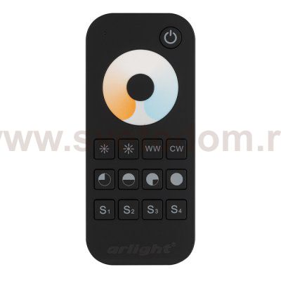 Пульт SMART-R34-MIX Black (1 зона, 2.4G) Arlight 25032