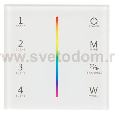 Панель Sens SMART-P22-RGBW White (12-24V, 4x3A, 2.4G) Arlight 25168