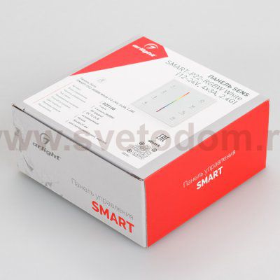 Панель Sens SMART-P22-RGBW White (12-24V, 4x3A, 2.4G) Arlight 25168
