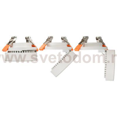 Светильник LGD-MONA-BUILT-R100-12W Warm3000 (WH, 24 deg) Arlight 25450