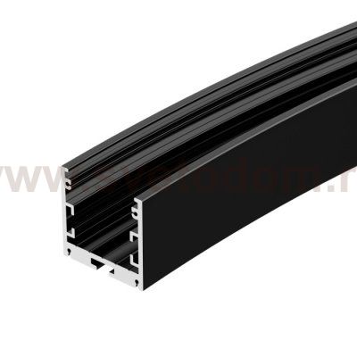 Профиль SL-ARC-3535-D1500-A90 BLACK (1180мм, дуга 1 из 4) Arlight 25514