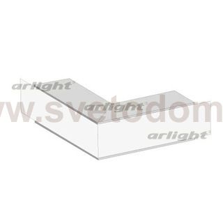Угол PLS-LOCK-H25-L90W внешний (с экраном MAT-L) Arlight 26134
