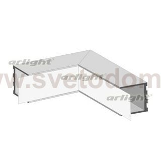 Угол PLS-LOCK-H25-L90N внутренний (с экраном MAT-L) Arlight 26135