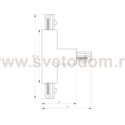 Коннектор тройной LGD-4TR-CON-EXT-L1-BK (C) Arlight 26147