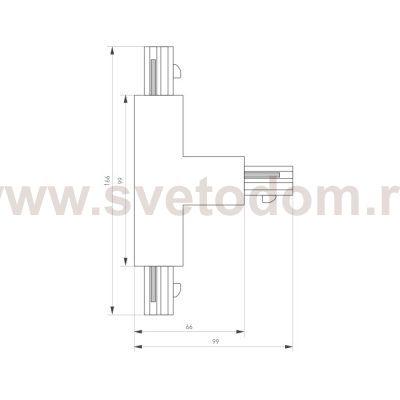 Коннектор тройной LGD-4TR-CON-EXT-R1-BK (C) Arlight 26148