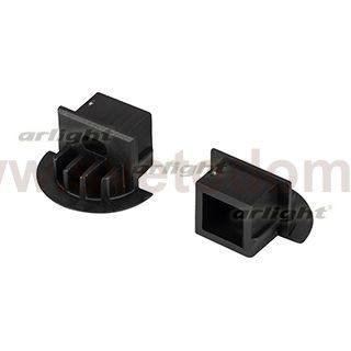 Заглушка для PDS-F черная с отверстием Arlight 26206