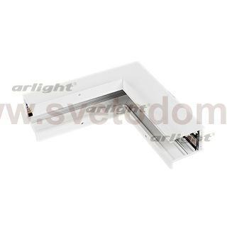 Коннектор угловой MAG-CON-4560-F-L90-INT (WH, внутренний) Arlight 26918