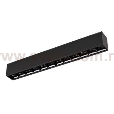 Светильник MAG-LASER-45-L320-12W Warm3000 (BK, 15 deg, 24V) Arlight 26937