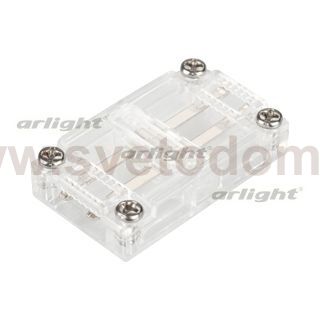 Коннектор прямой для ленты ARL-50000PV (15.5x6mm) прозрачный Arlight 27067