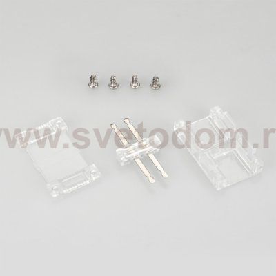 Коннектор прямой для ленты ARL-50000PV (15.5x6mm) прозрачный Arlight 27067
