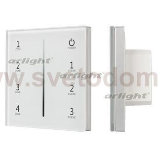 Панель Sens SMART-P29-DIM White (230V, 4 зоны, 2.4G) (Arlight, IP20 Пластик, 5 лет) Arlight 27103