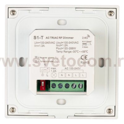 Панель Sens SMART-P36-DIM White (100-240V, 1.2A, TRIAC) Arlight 27113