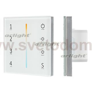 Панель Sens SMART-P38-MIX White (230V, 4 зоны, 2.4G) (Arlight, IP20 Пластик, 5 лет) Arlight 27118