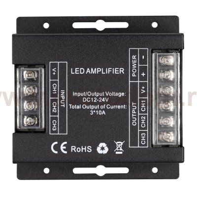Усилитель ARL-5022-RGB (12-24V, 3x10A, 360-720W) Arlight 27140