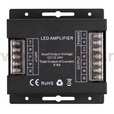 Усилитель ARL-5022-RGBW (12-24V, 4x8A, 384-768W) Arlight 27141