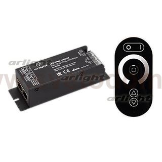 Диммер ARL-3022-OVAL-DIM Black (12-24V, 1x25A, ПДУ, RF) Arlight 27150