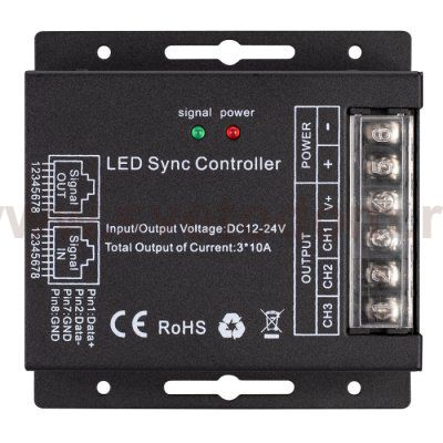 Контроллер ARL-4022-OVAL-MIX Black (12-24V, 2x10A, ПДУ, RF) Arlight 27155