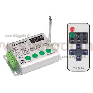 Контроллер CS-SPI-White-RF11B (5-24V, ПДУ 11кн) Arlight 27217
