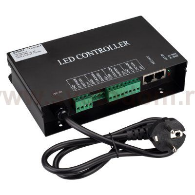 Контроллер HX-SPI-DMX-SL-4P (4096 pix, 220V, TCP/IP, add, ArtNet) Arlight 27277