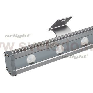 Светодиодный прожектор AR-LINE-1000L-48W-24V RGB-Warm3000 (Grey, 15x45 deg, DMX512) Arlight 27958
