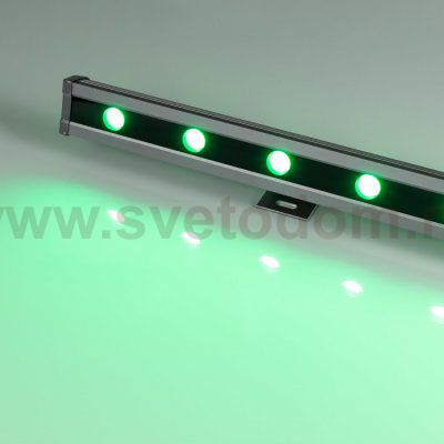 Светодиодный прожектор AR-LINE-1000L-48W-24V RGB-Warm3000 (Grey, 15x45 deg, DMX512) Arlight 27958
