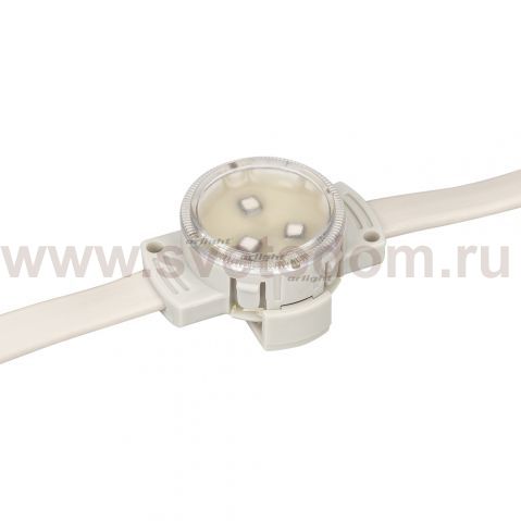 Флэш-модуль SOLEX-DMX-D30-3LED-12V RGB с держателем Arlight 27984