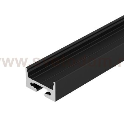 Профиль с экраном SL-LINE-2011M-2500 BLACK+OPAL ROUND Arlight 27992