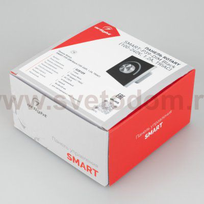 Панель Rotary SMART-P39-DIM Black (100-240V, 1.2A, TRIAC) Arlight 28109