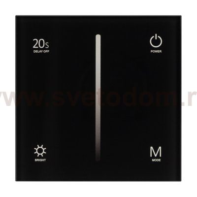 Панель Sens SMART-P40-DIM Black (100-240V, 1.2A, TRIAC) Arlight 28110