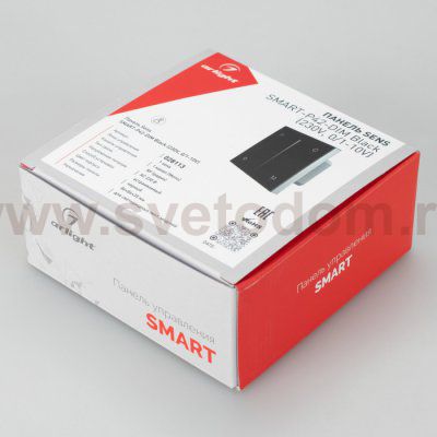 Панель Sens SMART-P42-DIM Black (230V, 0/1-10V) Arlight 28113