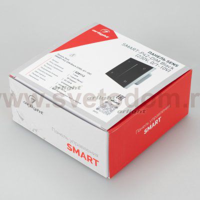 Панель Sens SMART-P42-DIM Black (230V, 0/1-10V) Arlight 28113