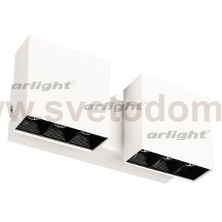 Светильник SP-LEGACY-S200x85-2x6W Warm3000 (WH, 16 deg) Arlight 28133