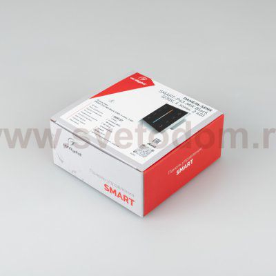 Панель Sens SMART-P43-MIX Black (230V, 4 зоны, 2.4G) (Arlight, IP20 Пластик, 5 лет) Arlight 28137