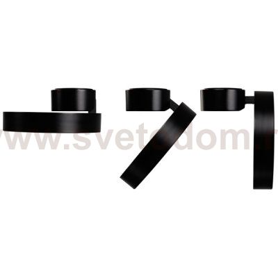 Светильник SP-RONDO-FLAP-R210-20W Warm3000 (BK, 110 deg) (Arlight, IP40 Металл, 3 года) Arlight 28165