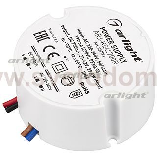 Блок питания ARJ-KE42700R (29W, 700mA, PFC) (Arlight, IP44 Пластик, 5 лет) Arlight 28193