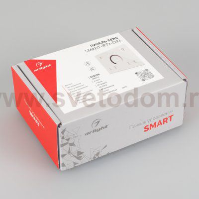 Панель Sens SMART-P79-DIM White (230V, 4 зоны, 2.4G) (Arlight, IP20 Пластик, 5 лет) Arlight 28398