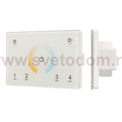 Панель Sens SMART-P81-MIX White (230V, 4 зоны, 2.4G) (Arlight, IP20 Пластик, 5 лет) Arlight 28400