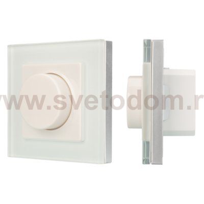 Панель Rotary SMART-P89-DIM White (100-240V, 1.2A, TRIAC, 2.4G) Arlight 28423