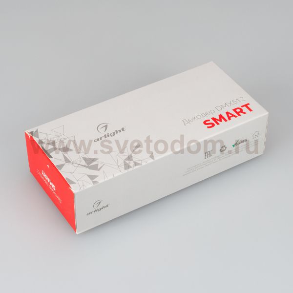 Декодер SMART-K56-DMX (230V, 3x1.5A, XLR3, 2.4G) (Arlight, IP20 Металл, 5 лет) Arlight 28450