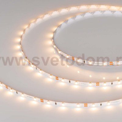 Лента RT 2-5000 12V Warm3000 5mm (3528, 300 LED, LUX) Arlight 28614