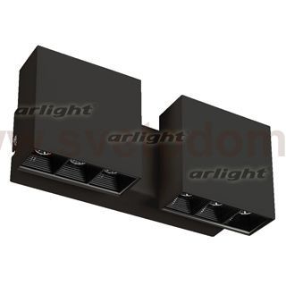Светильник SP-LEGACY-S200x85-2x6W Warm3000 (BK, 16 deg) Arlight 28843