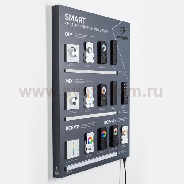Стенд Системы Управления SMART 830x600mm (DB 3мм, пленка, лого) Arlight 28899